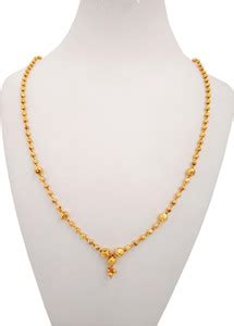 JHB Gold Plated Daily Wear Short Chain Gold-plated Plated Brass, Copper ...