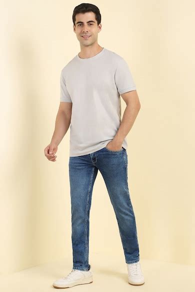 Buy Men Blue Mid Wash Jeans Online - 39944894 | Allen Solly
