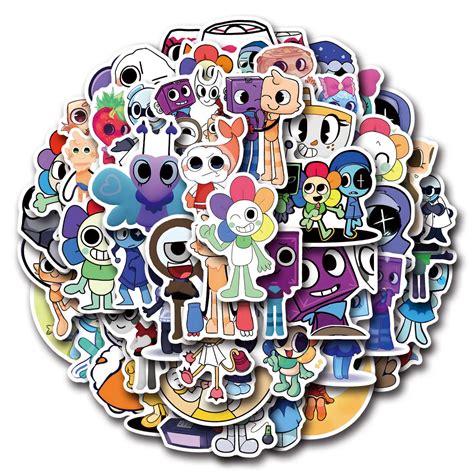 54Pcs Dandys World Stickers Dandy's World DIY Stickers Scrapbooking ...