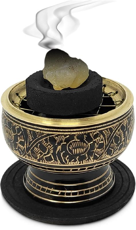 Amazon.com: Enamel Ceramic LED Electric Incense Burner Built-in LED ...
