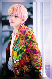 V Bts Idol Kim Taehyung Korean Matte Finish Poster Paper Print ...