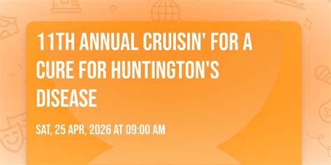 11th Annual Cruisin For A Cure For Huntingtons Disease, Cruisin' For A ...