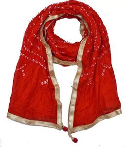 SATGURU COLLECTION Art Silk Self Design Women Dupatta - Buy SATGURU ...