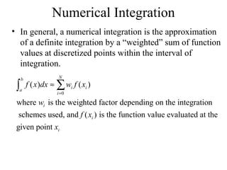 Image result for Numerical integration applications