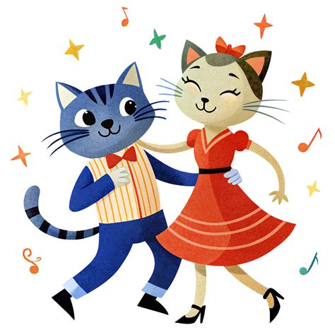Download Cats, Dance, Art. Royalty-Free Stock Illustration Image - Pixabay