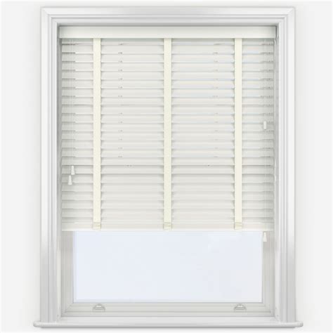 Opulence White with Duck Tapes Wooden Venetian Blind | Blinds Direct