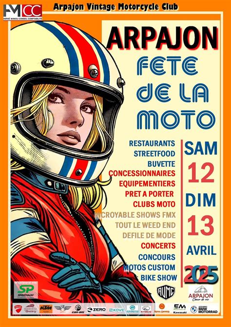 La Fête de la Moto d’Arpajon 2025, Arpajon, 12 April to 13 April ...