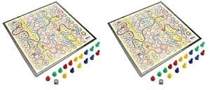 Buy RATNA'S Classic Strategy Game Little Snakes and Ladders with Ludo 2 ...