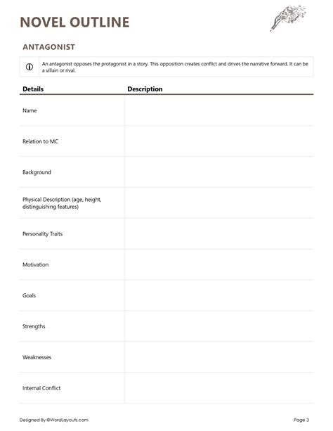 Novel Outline and Plotting Template to Plan Your Story