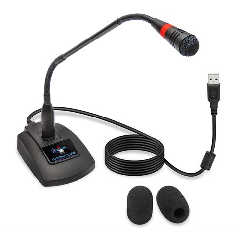 Buy ECSentry 19" Gooseneck Unidirectional USB Microphone with Mute ...