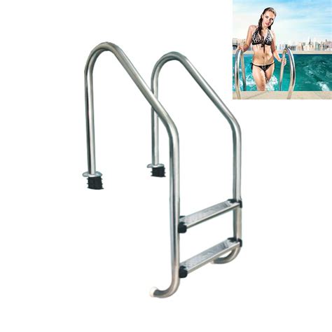 Buy Swimming Pool Ladder Stainless Steel Pool with 2 Steps for Outdoor ...