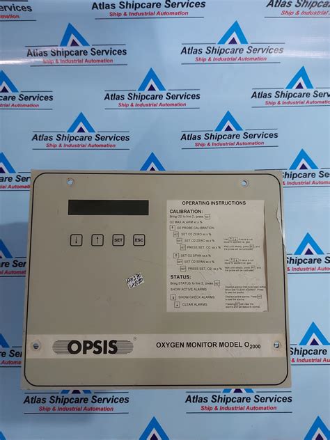 OPSIS O2000 OXYGEN MONITOR – Atlas Shipcare Services