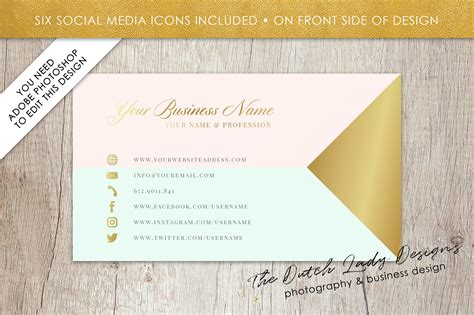 Adobe Photoshop Business Card Template 的图像结果