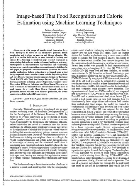 Food Recognition Using Image Processing 的图像结果