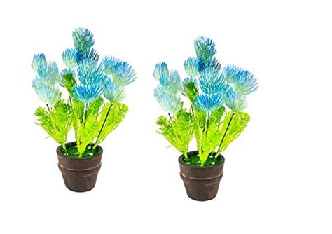 Buy Greenhouse Artificial Beautiful Cute Mini Cornflower Plants with ...