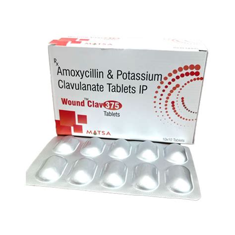 WOUNDCLAV-375 TABLETS Astam Healthcare Pvt. Ltd.