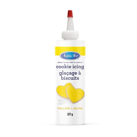 Satin Ice Yellow Cookie Icing Bottle for Baking, 227-g | Party City