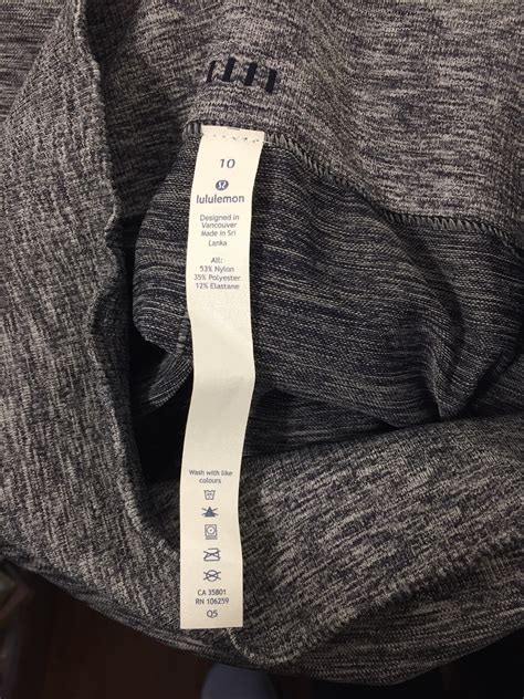 Lululemon Ca 35801 Rn 106259 Leggings Size 10 Heathered Ombre Design | eBay