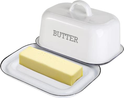 Amazon.com | Butter Dish with Lid | Perfect Gift for Cooks | LARGE ...