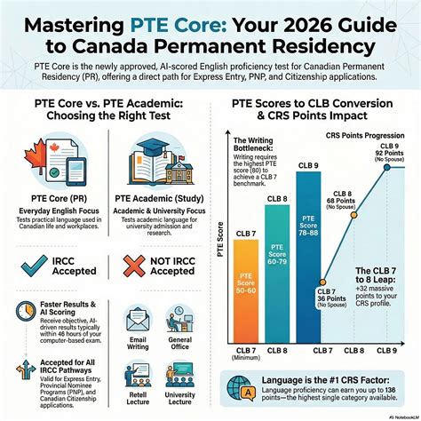 PTE Core for Canada PR 2026 | CLB & CRS Points Guide | EEC | Enbee ...