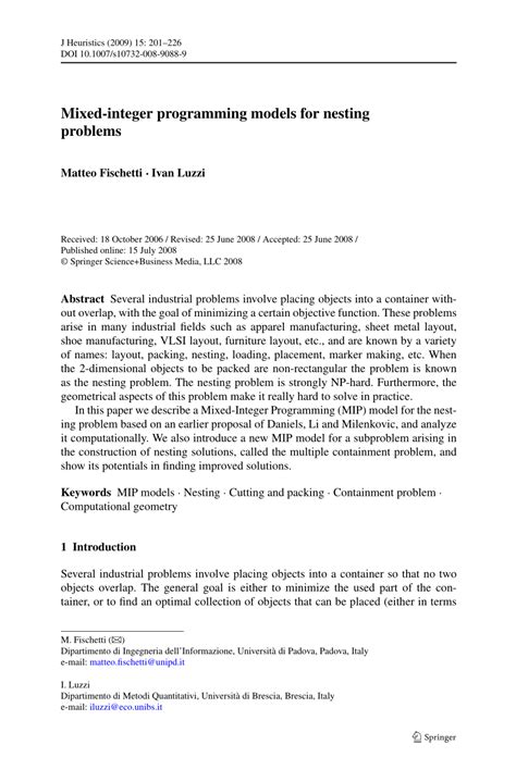 Image result for Mixed-Integer Programming