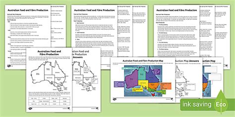 Australian Food and Fibre Production Differentiated Fact Sheets