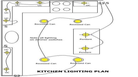 Image result for Kitchen Lighting Layout