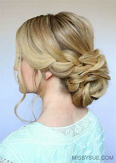 Pictures Of Low Bun Hairstyles by Braid And Low Bun Updo Sue Pictures Of Low Bun Hairstyles