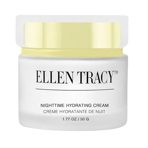Ellen Tracy Nighttime Hydrating Cream, Lightly Scented, Women's Neck ...