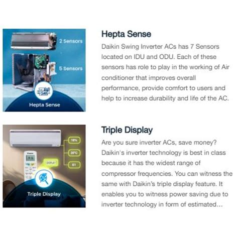 Daikin AC - 1.5 Ton - Inverter - 5 Star - Split AC - FTKM50 - 2026 Mod ...