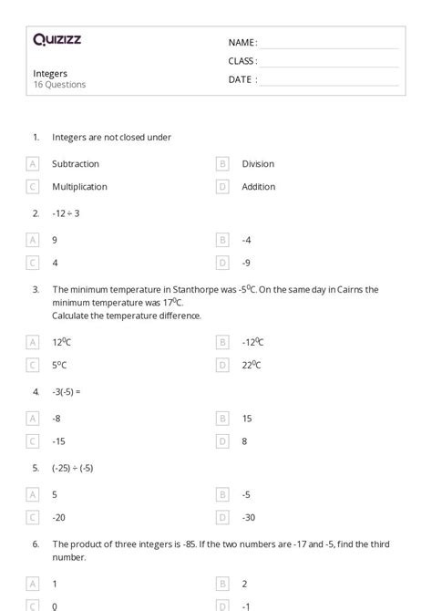 50+ Subtraction on a Number Line worksheets for 7th Class on Quizizz ...