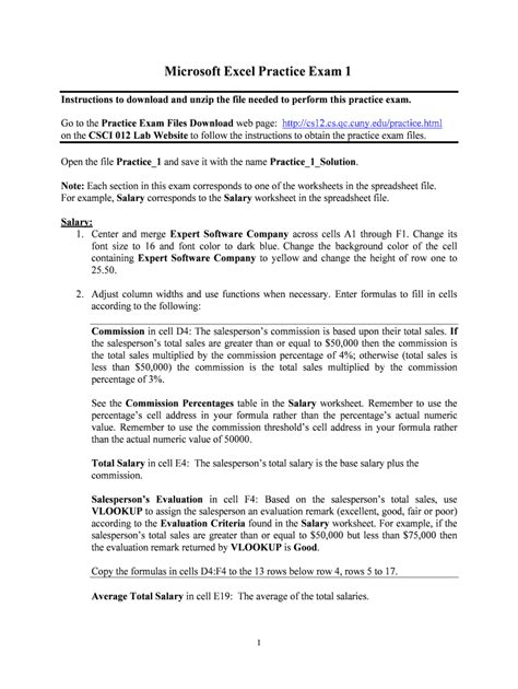 Image result for Excel Questions for Practical Exam