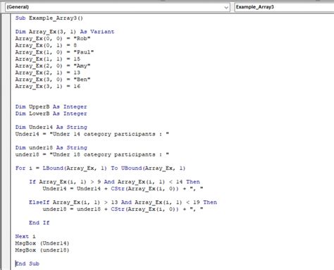 Image result for VBA Loop Over Array