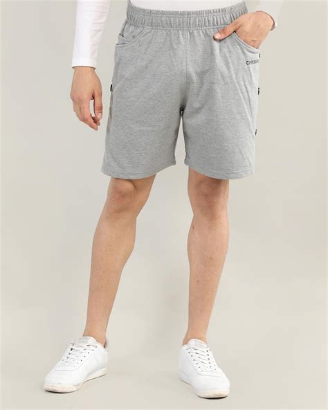 Buy Men's Grey Shorts Online in India at Bewakoof