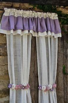 fiori per tende tende country fai da te tende lunghe bianche con fascia fiori per tende tende country fai da te tende lunghe bianche con fascia