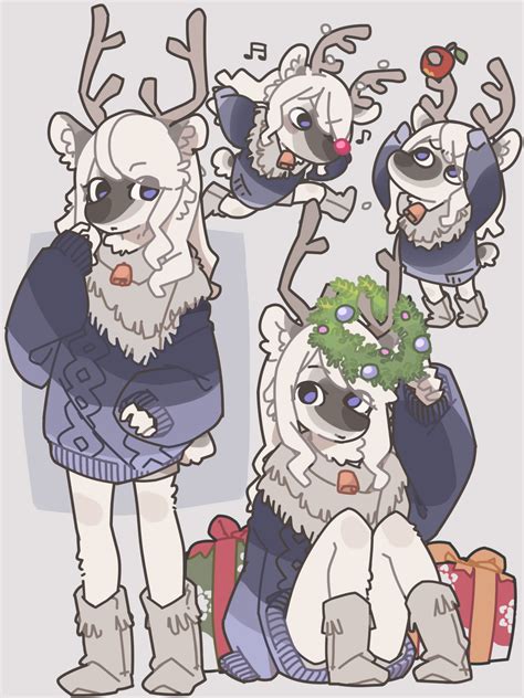 Я хочу провести Рождество с девушкой-оленем...! / furry deer :: furry ...