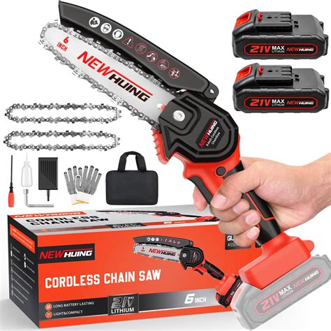 New Huing Mini Cordless Chainsaw Kit Review: The Ultimate Tree Trimming ...