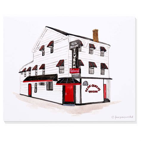 Olde Queens Tavern (near Rutgers University – New Brunswick, NJ) Hand ...