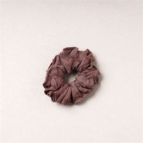 Handmade Tussar Silk Elastic Rubber Band/Scrunchie