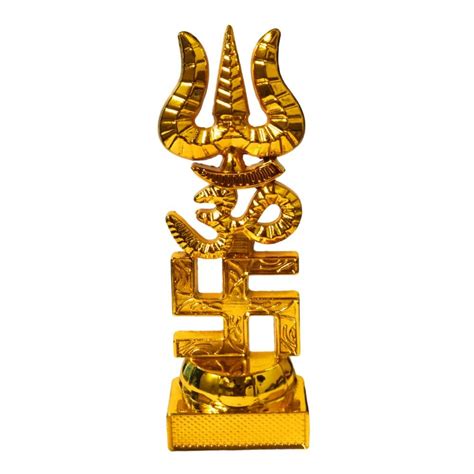 Leora Swastik Om Vel/Trishul | Swastik for Poojaroom/Swastik for Car ...