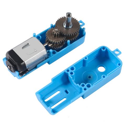Probots 110 RPM 3-6V 1:90 Metal Gear Dual Shaft BO Motor Blue Buy ...