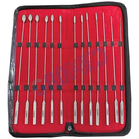 Gromed Common Bile Duct (CBD) Bakes Dilator Set of 13 Pieces with Pouch ...