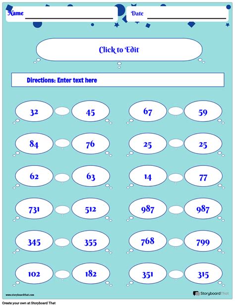 Image result for Comparing Numbers Kids