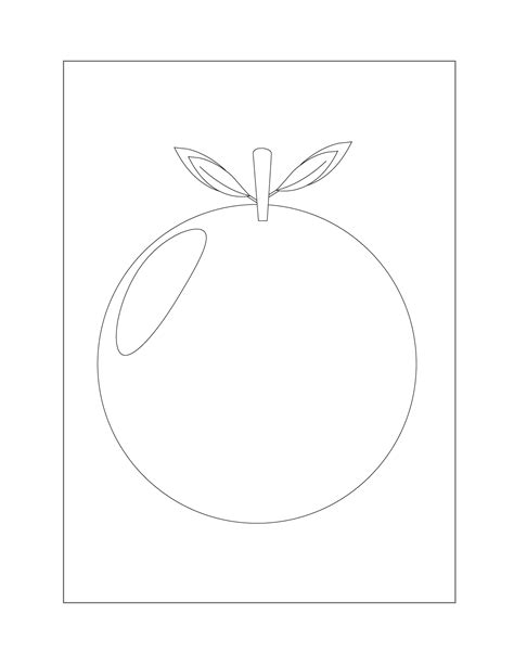 Orange Coloring Pages – Printable Coloring Pages. FREE