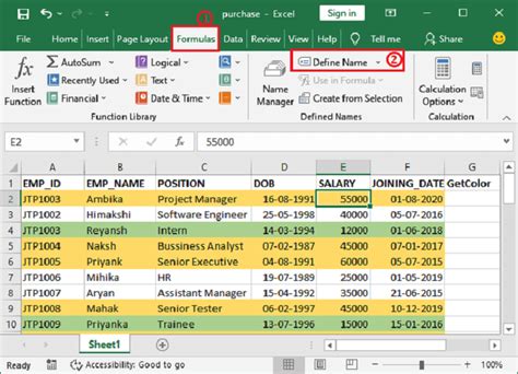 How to Return a Cell Colour Code in Excel 的图像结果