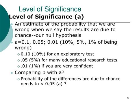 Image result for Significance Level Statistics