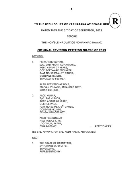 Display pdf (53) - Wua9svslo0BLBaosb - IN THE HIGH COURT OF KARNATAKA ...