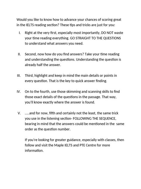 Image result for IELTS Reading Tutorial