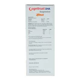 Buy COGNITRUST DHA MIX FRUITS FLAV SUSP | 19 Minutes Delivery | Apollo ...