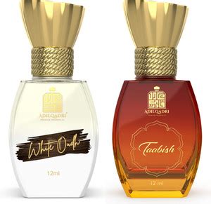 Adilqadri White Oudh & Taabish | Unisex Non-Alcoholic Roll-On | Pack of ...